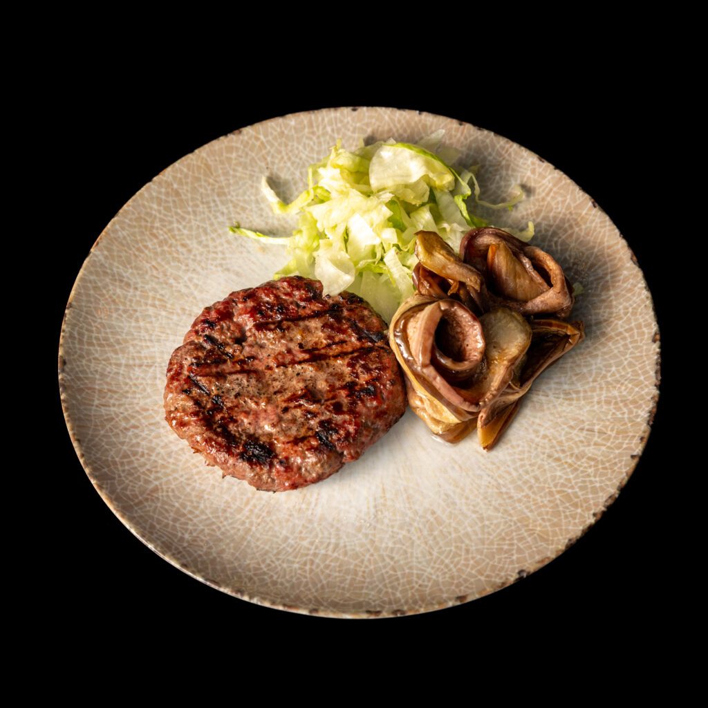Hamburger di Chianina al piatto